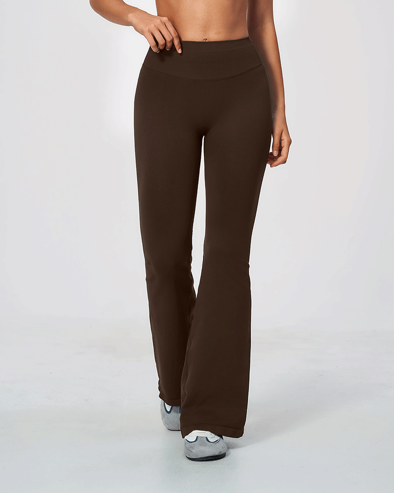 Seamless Sculpting High-Waist Flared Pants
