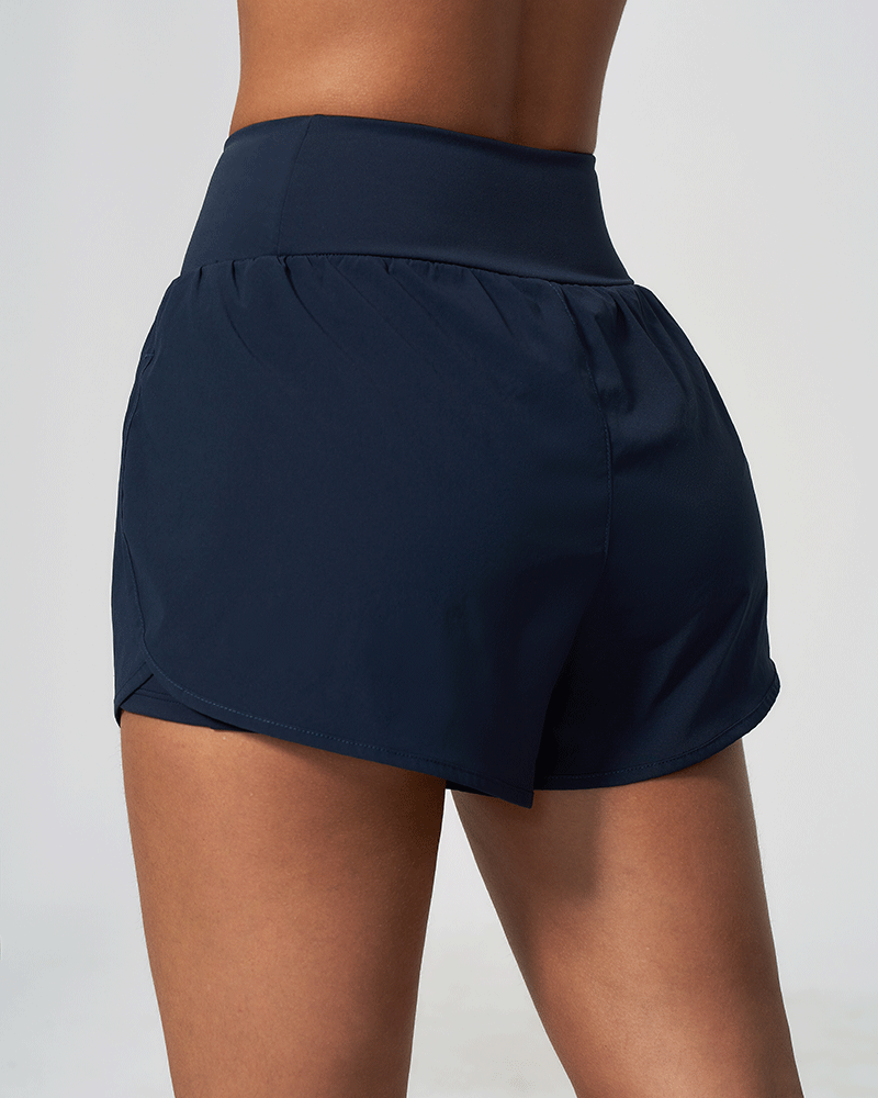 2-in-1 High-Waist Performance Shorts