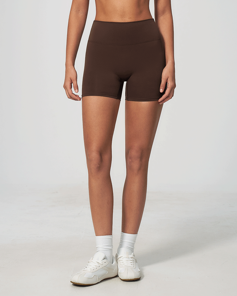 Sculpted High-Waist Performance Shorts