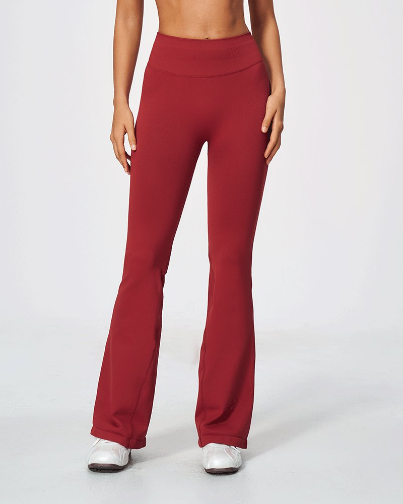 Seamless Sculpting High-Waist Flared Pants