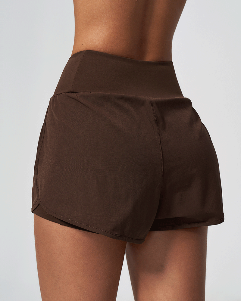 2-in-1 High-Waist Performance Shorts