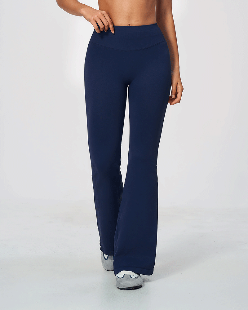 Seamless Sculpting High-Waist Flared Pants