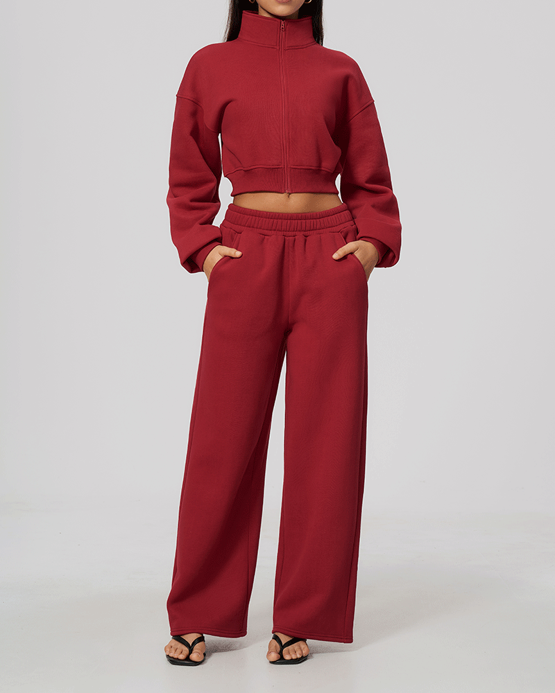Relaxed-Fit Fleece-Lined Sweatpants