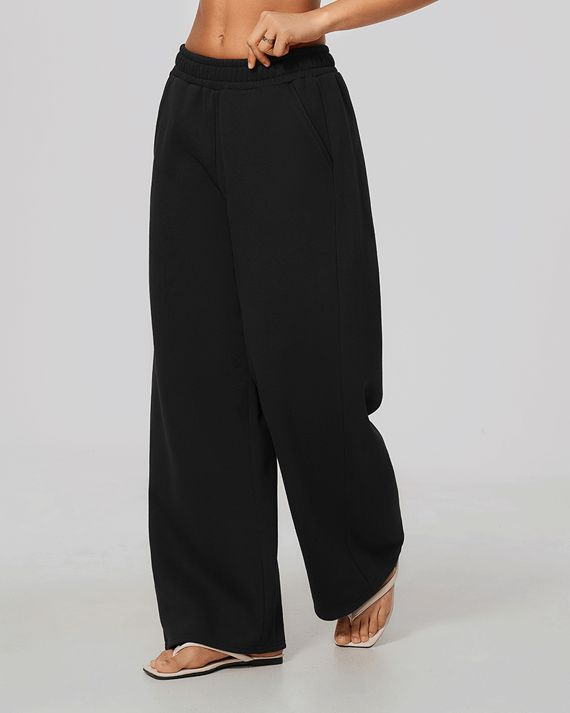 Relaxed-Fit Fleece-Lined Sweatpants