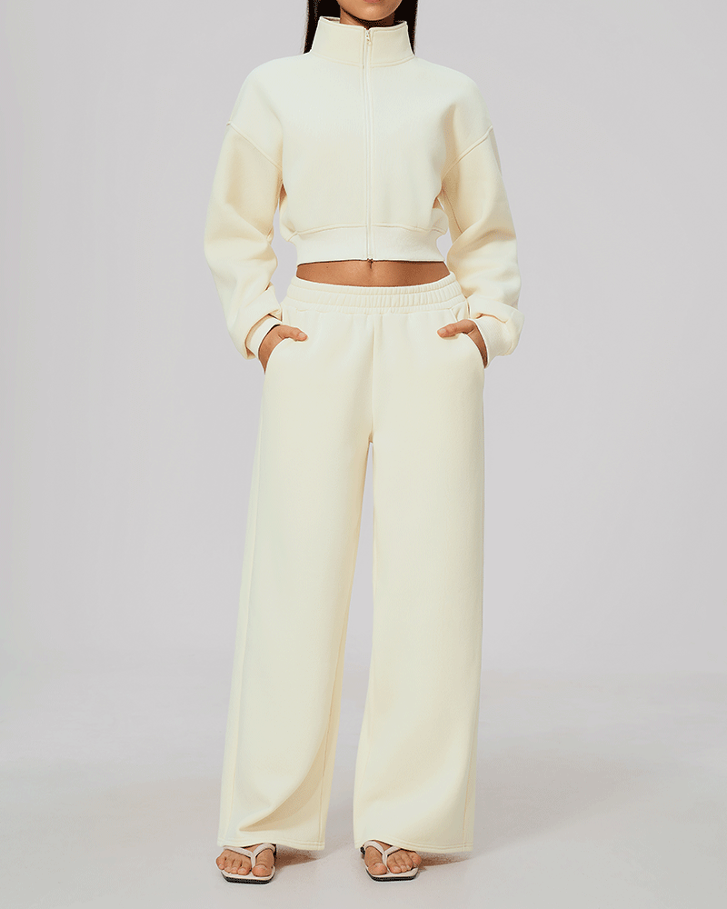 Relaxed-Fit Fleece-Lined Sweatpants