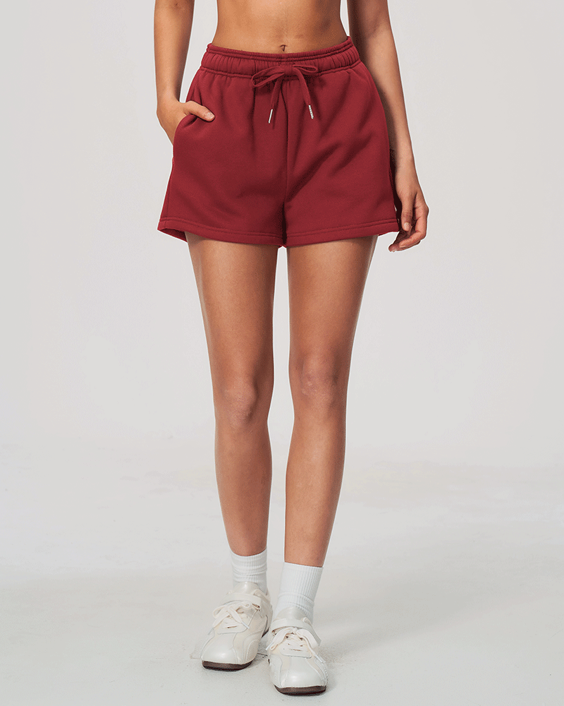 High-Waist Relaxed-Fit Performance Shorts