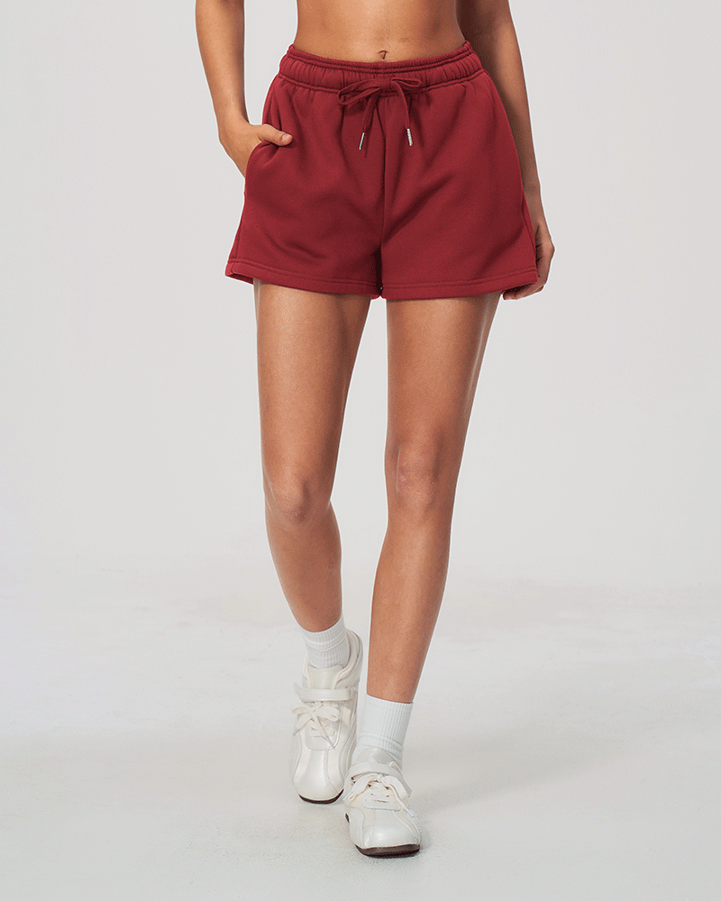 High-Waist Relaxed-Fit Performance Shorts