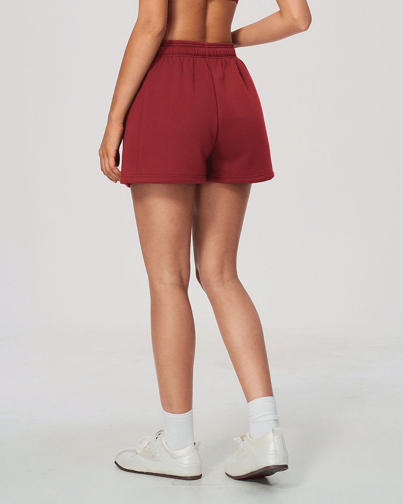 High-Waist Relaxed-Fit Performance Shorts