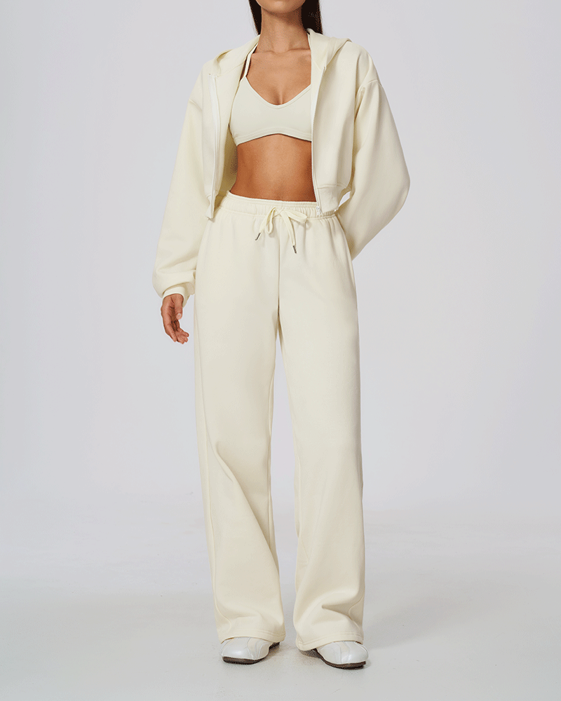 High-Waisted Relaxed Fit Sweatpants