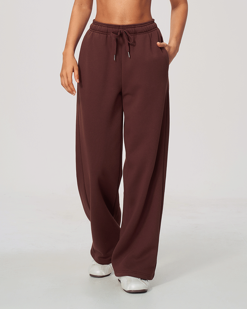 High-Waisted Relaxed Fit Sweatpants