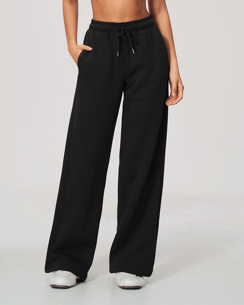 High-Waisted Relaxed Fit Sweatpants