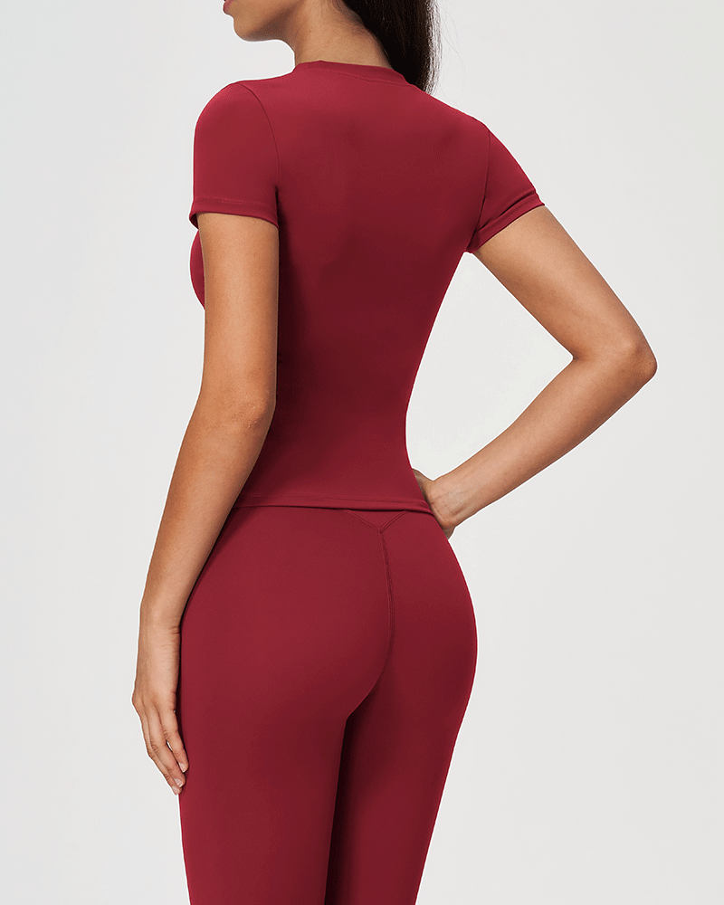 Lightweight Quick-Dry Short-Sleeve Top