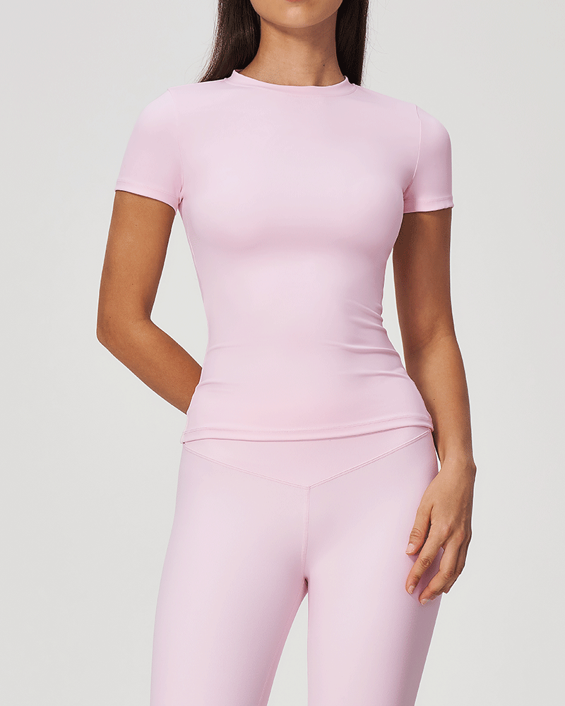 Lightweight Quick-Dry Short-Sleeve Top