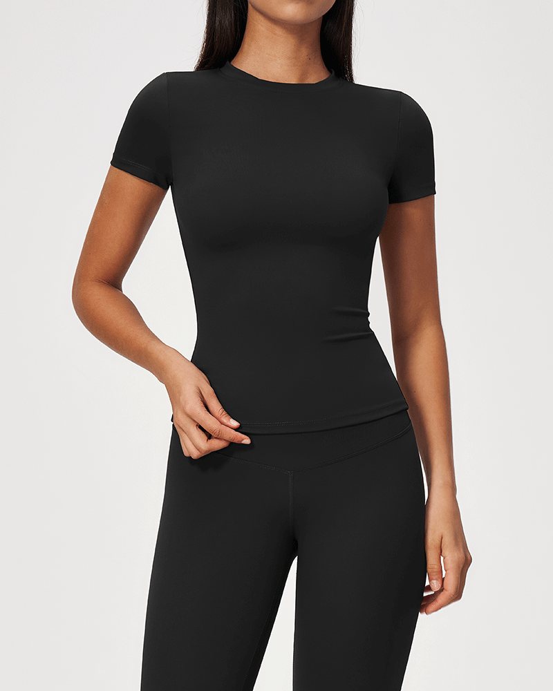 Lightweight Quick-Dry Short-Sleeve Top