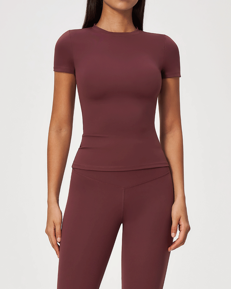 Lightweight Quick-Dry Short-Sleeve Top