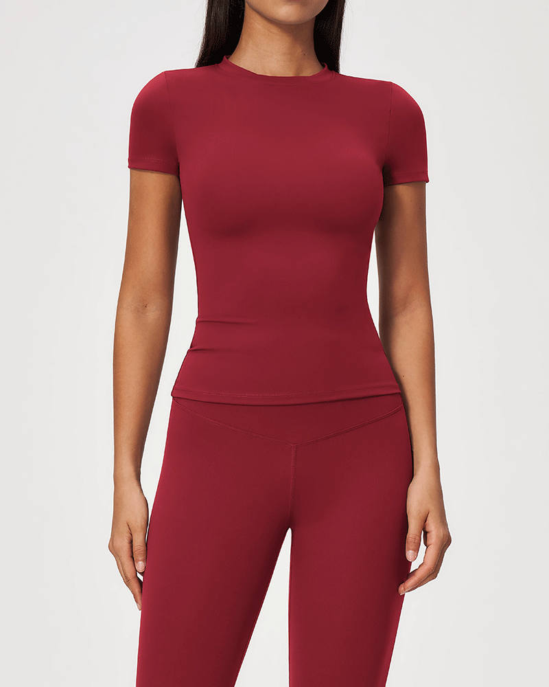 Lightweight Quick-Dry Short-Sleeve Top