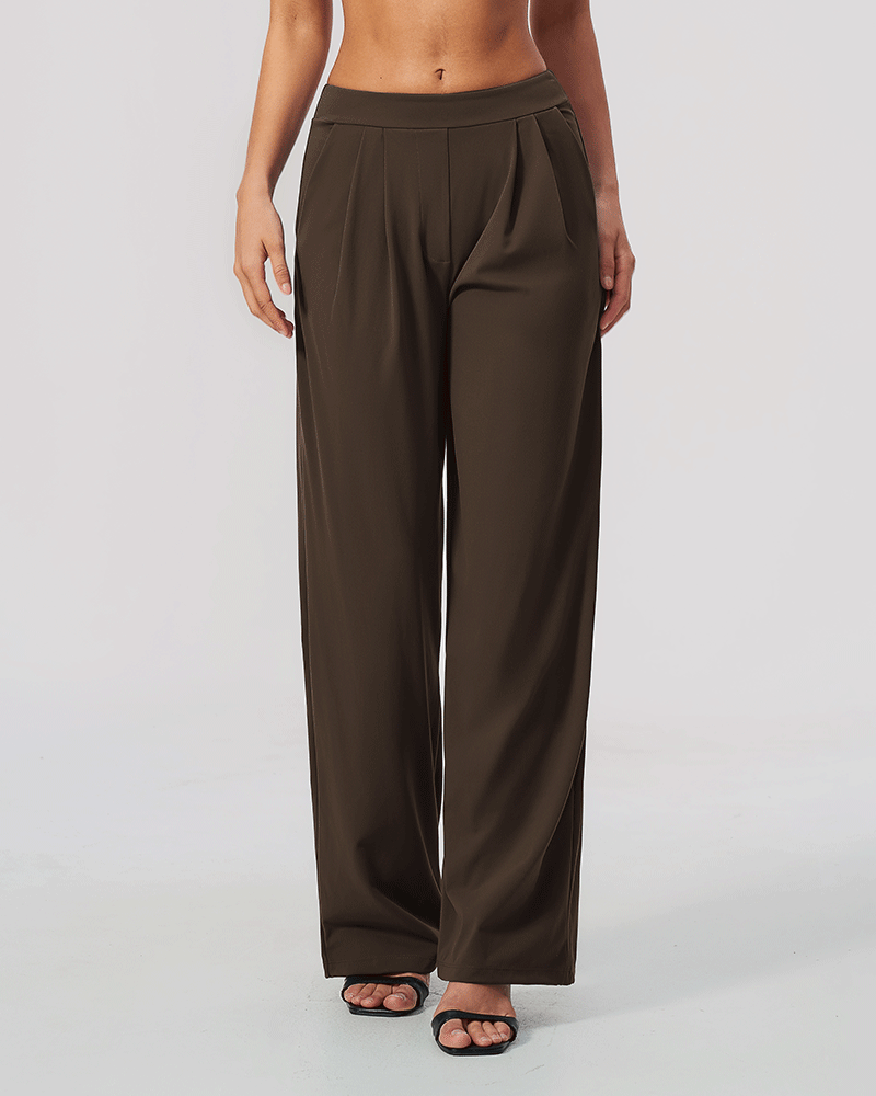 Relaxed High-Waist Performance Pants