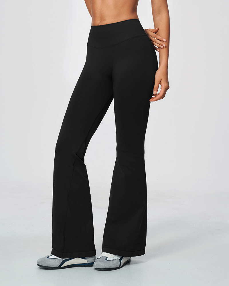Seamless Sculpting High-Waist Flared Pants