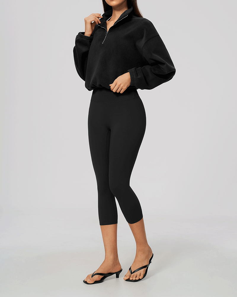 Color-Block Fleece Half-Zip Sweatshirt