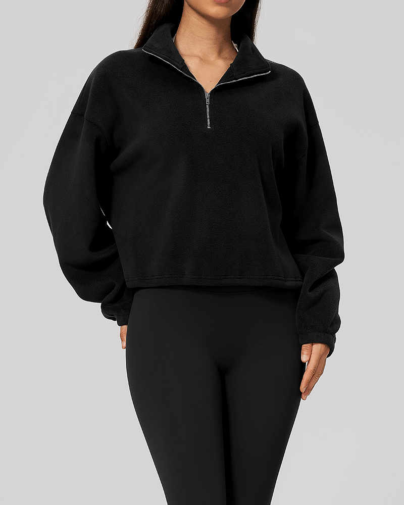 Color-Block Fleece Half-Zip Sweatshirt