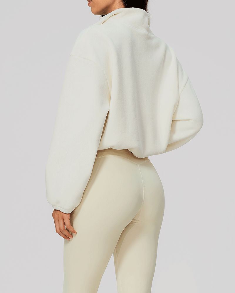 Color-Block Fleece Half-Zip Sweatshirt