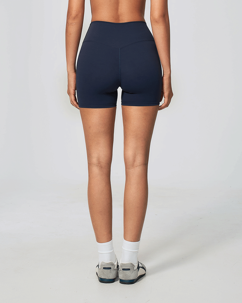 Sculpted High-Waist Performance Shorts