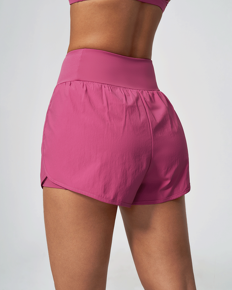 2-in-1 High-Waist Performance Shorts