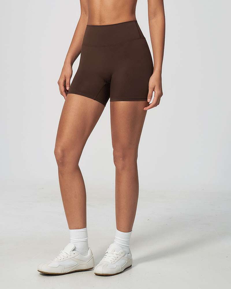 Sculpted High-Waist Performance Shorts