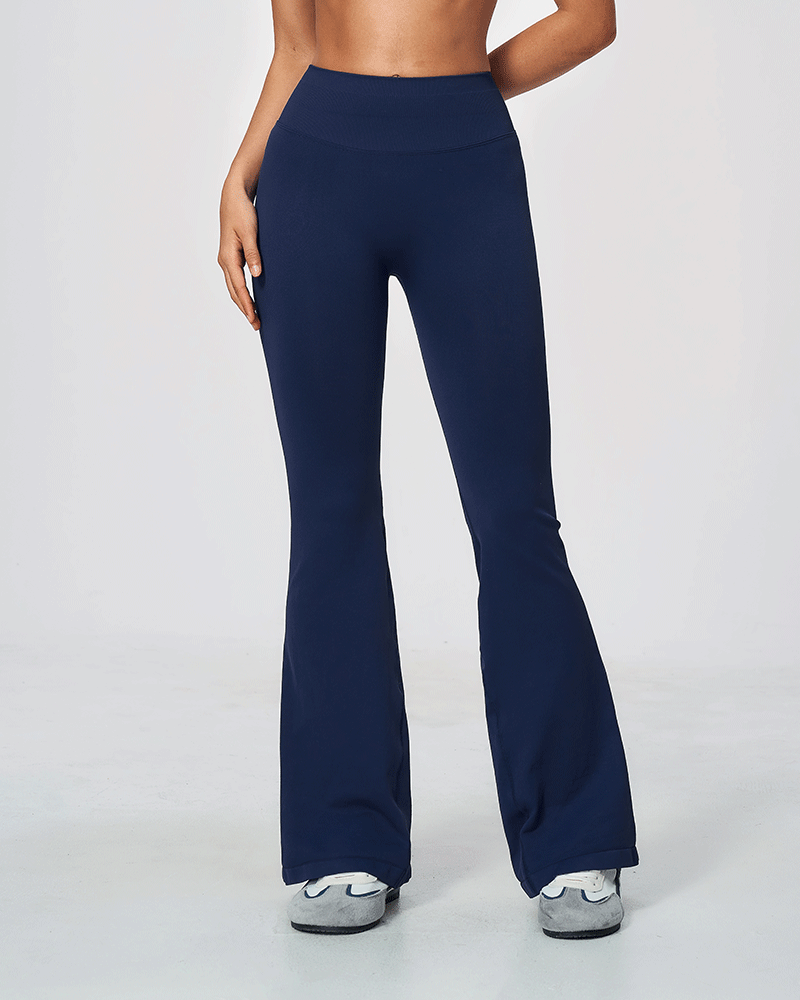 Seamless Sculpting High-Waist Flared Pants