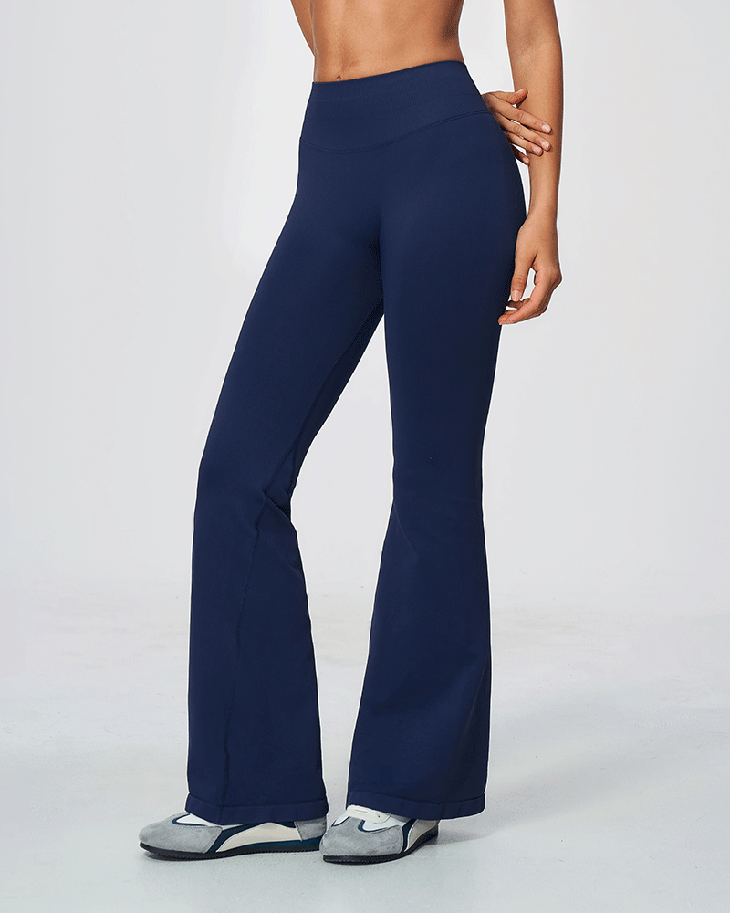 Seamless Sculpting High-Waist Flared Pants