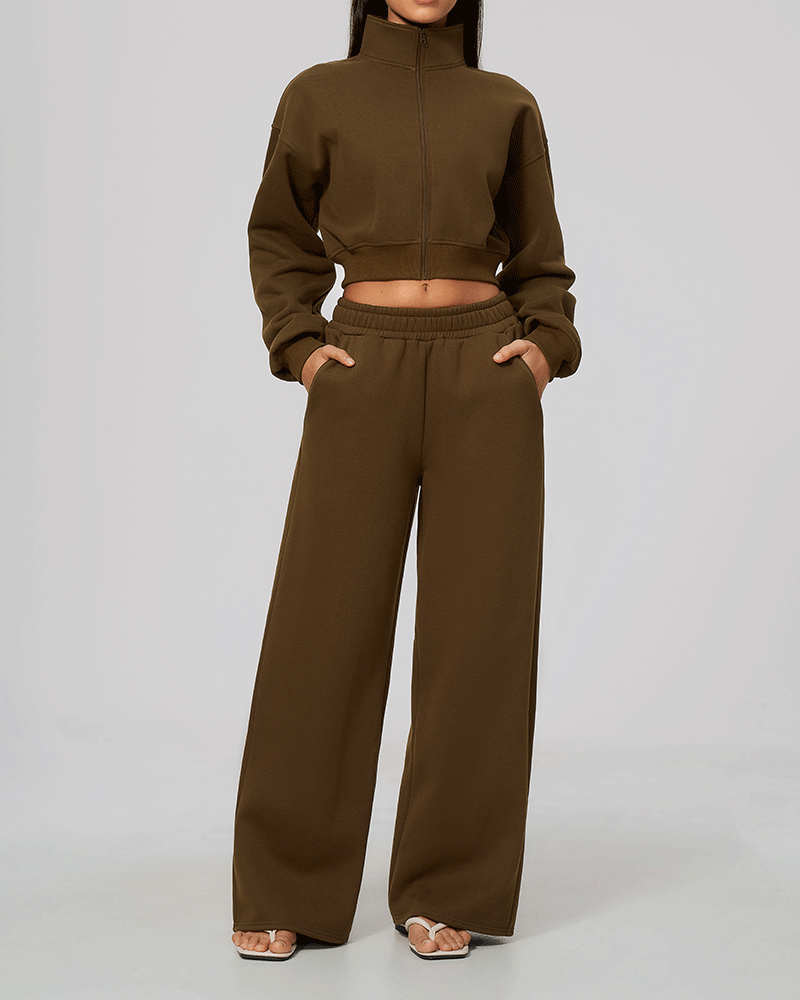 Relaxed-Fit Fleece-Lined Sweatpants