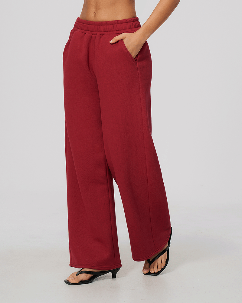 Relaxed-Fit Fleece-Lined Sweatpants