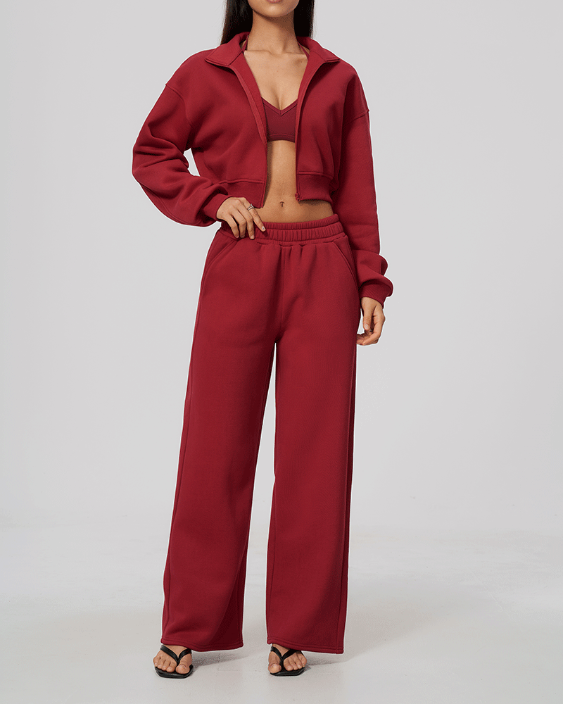Relaxed-Fit Fleece-Lined Sweatpants