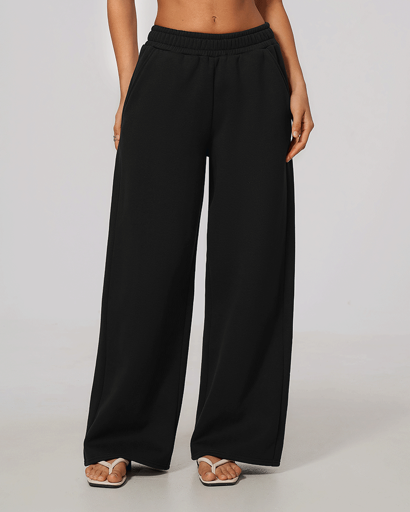 Relaxed-Fit Fleece-Lined Sweatpants