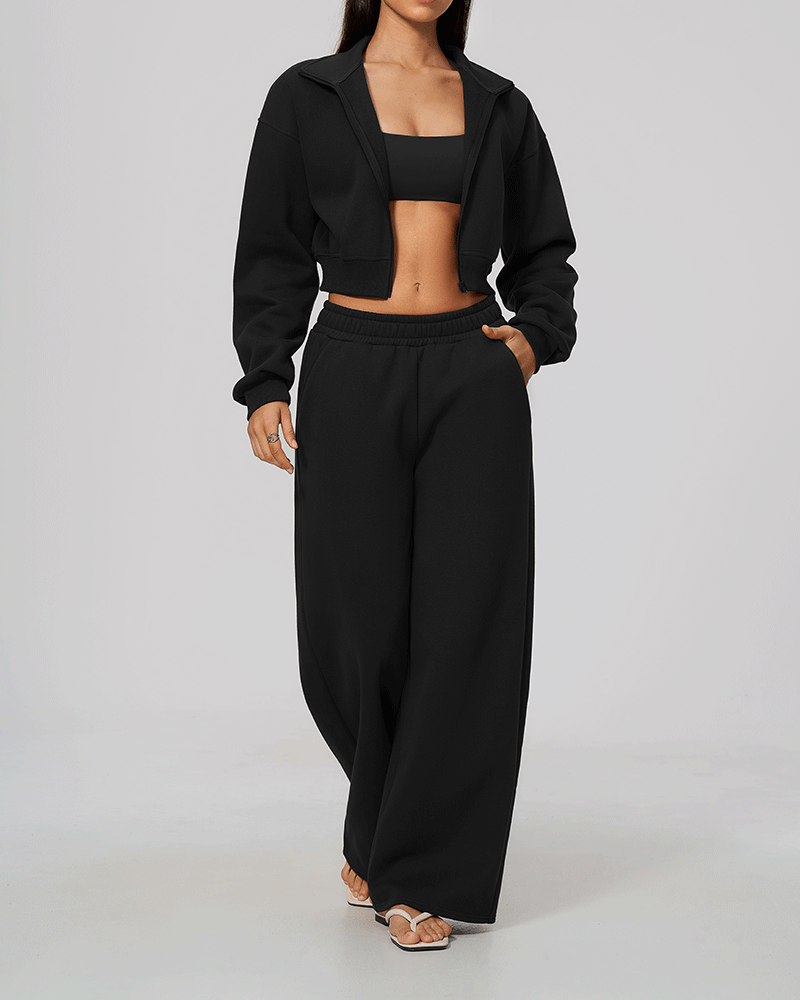 Relaxed-Fit Fleece-Lined Sweatpants