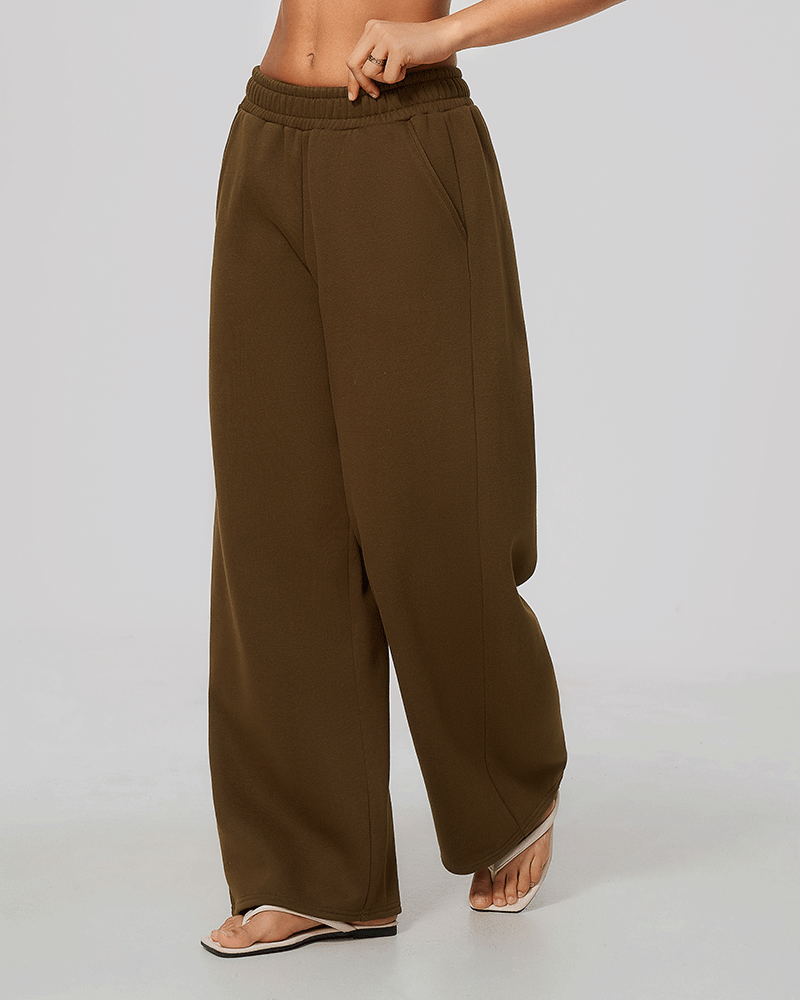 Relaxed-Fit Fleece-Lined Sweatpants
