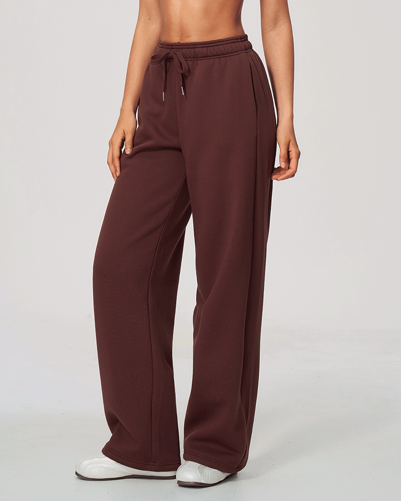 High-Waisted Relaxed Fit Sweatpants