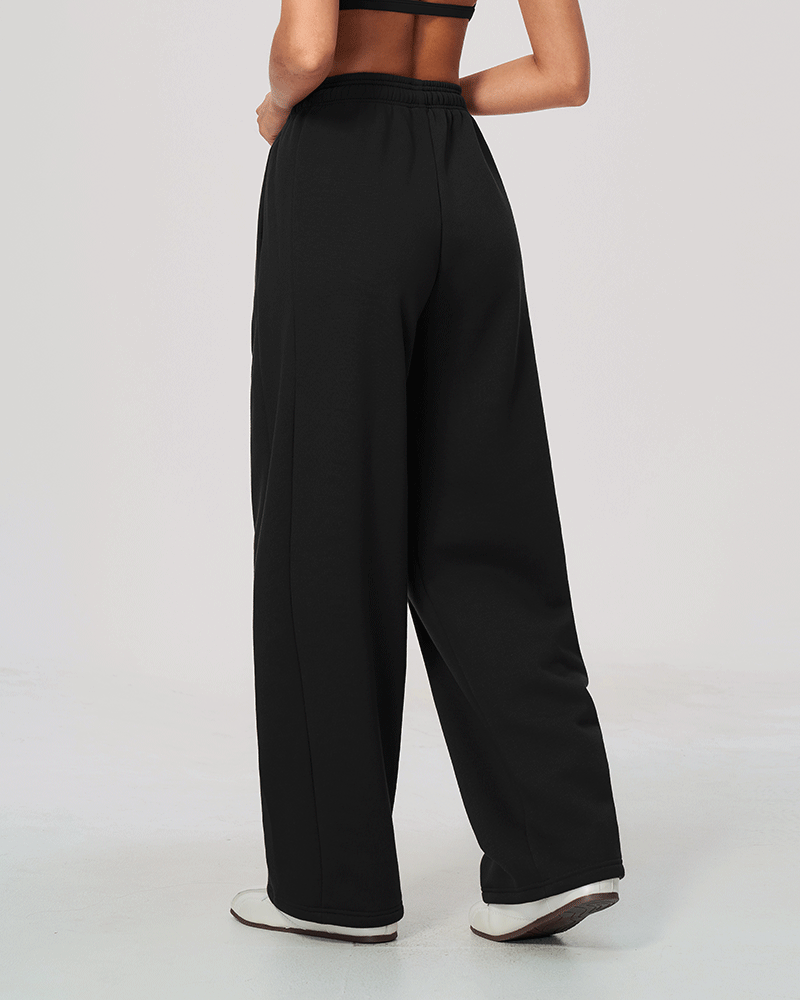 High-Waisted Relaxed Fit Sweatpants