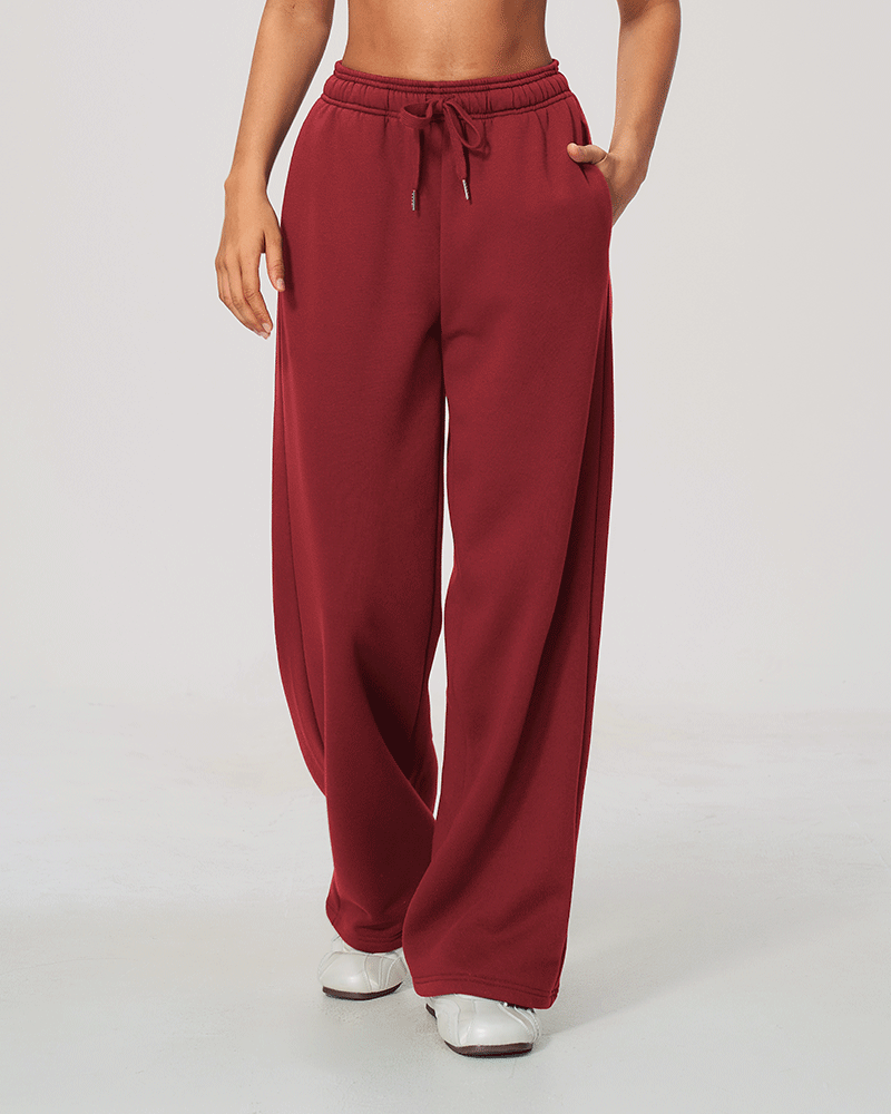 High-Waisted Relaxed Fit Sweatpants