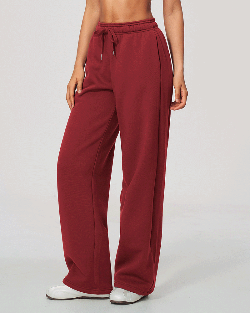 High-Waisted Relaxed Fit Sweatpants