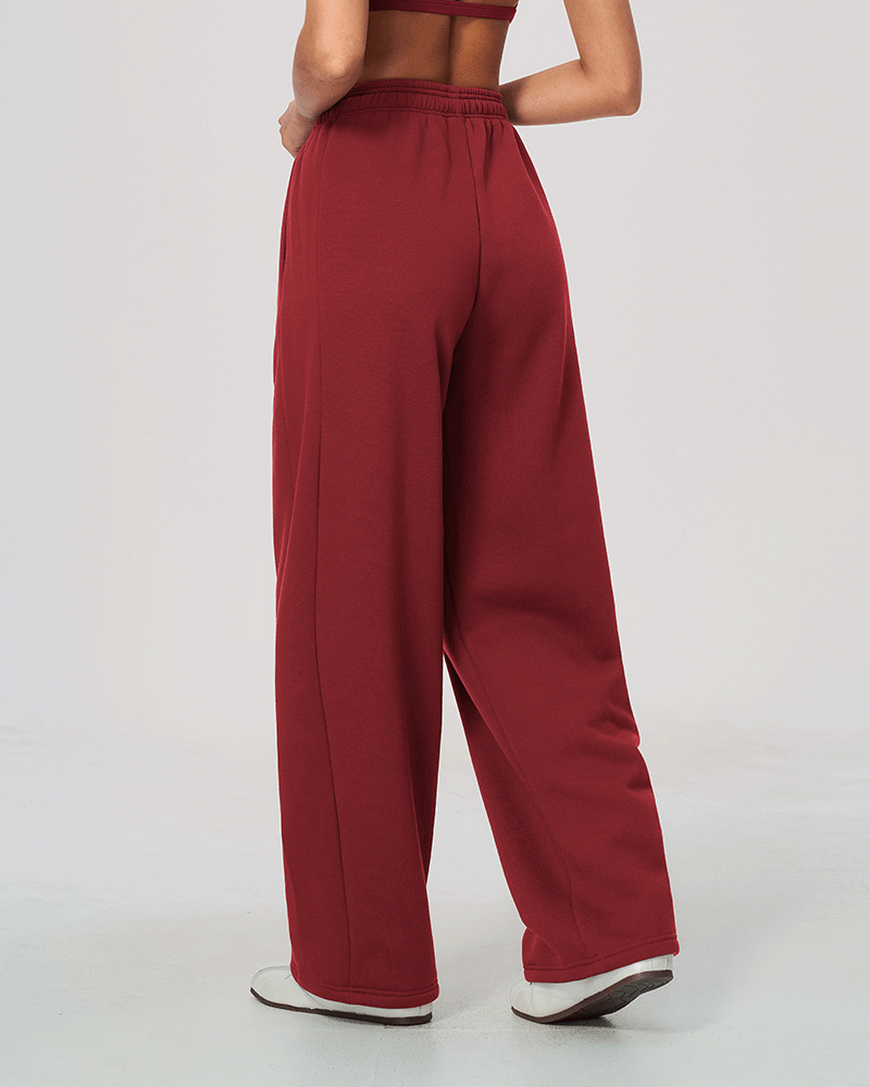 High-Waisted Relaxed Fit Sweatpants
