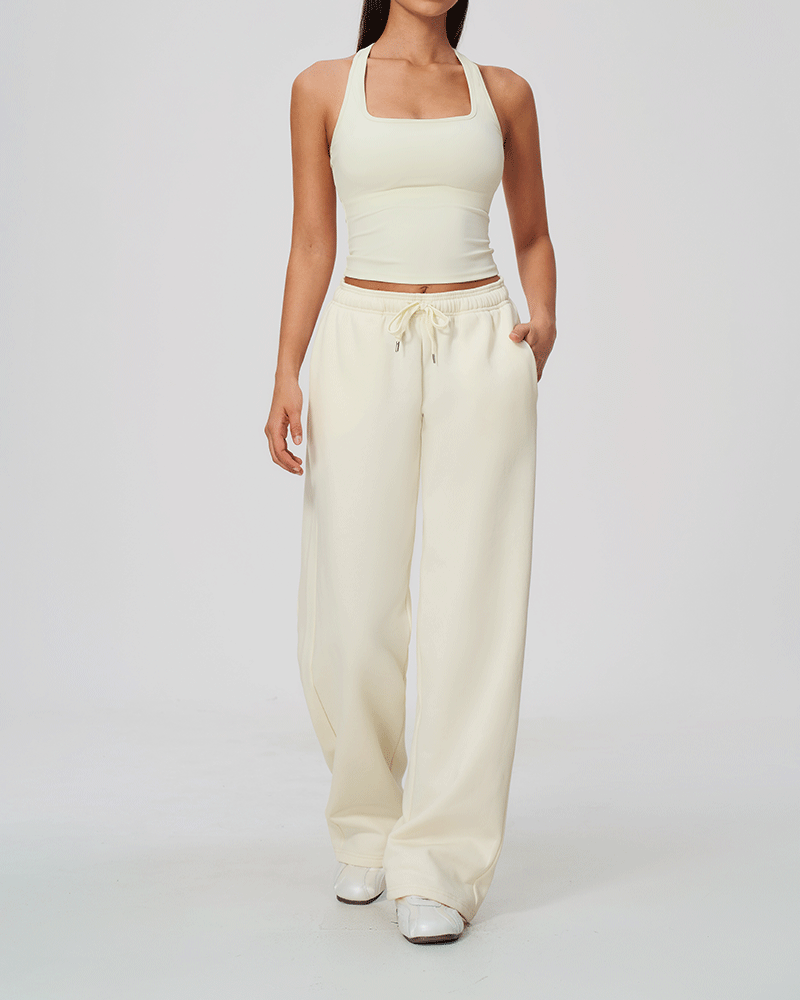 High-Waisted Relaxed Fit Sweatpants