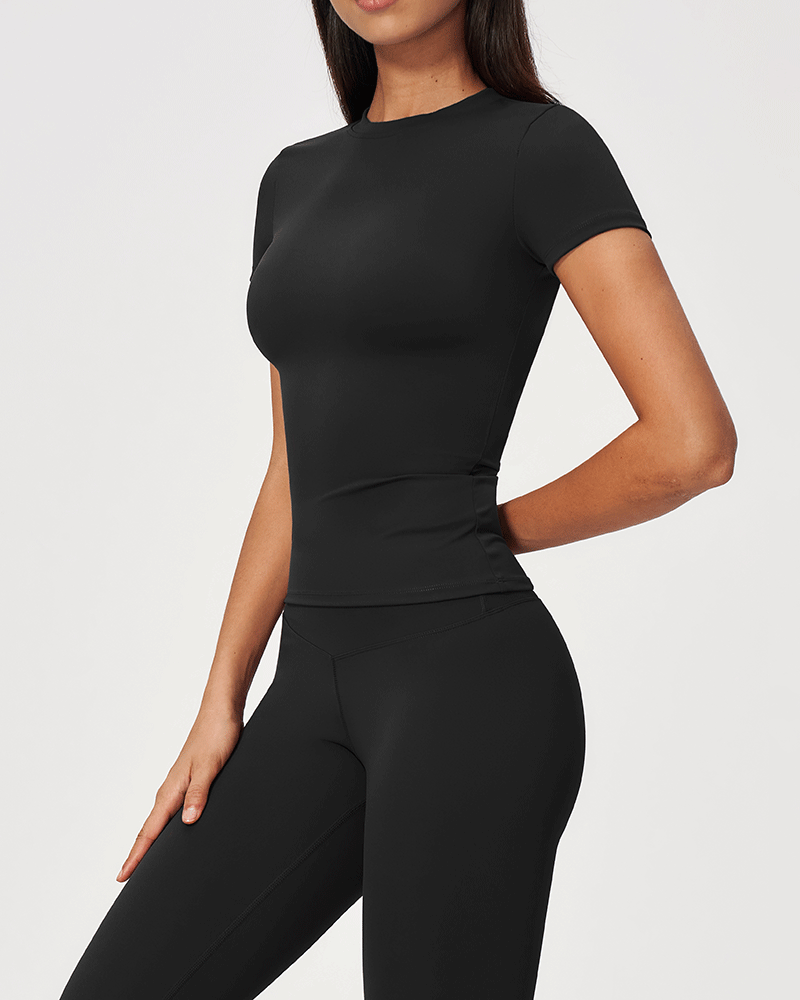 Lightweight Quick-Dry Short-Sleeve Top