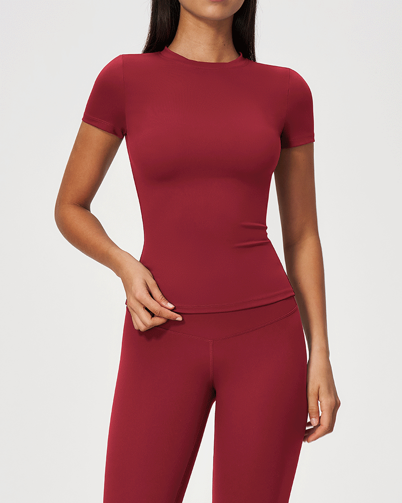 Lightweight Quick-Dry Short-Sleeve Top