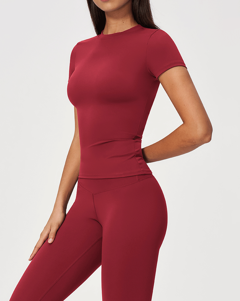 Lightweight Quick-Dry Short-Sleeve Top